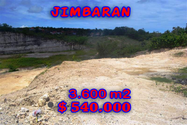 Exceptional Property in Bali, Land for sale in Jimbaran Bali – 3.600 m2 @ $ 150