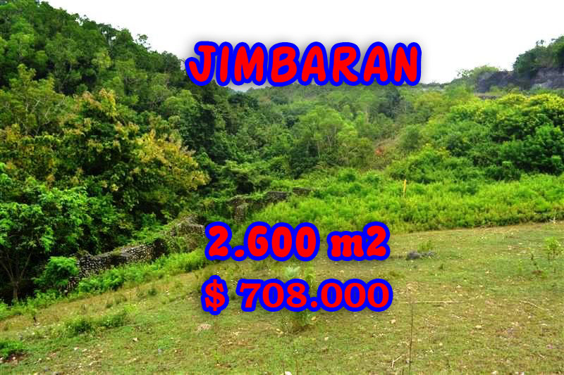 Unbelievable Property in Bali, Land for sale in Jimbaran Bali – 2.600 m2 @ $ 272