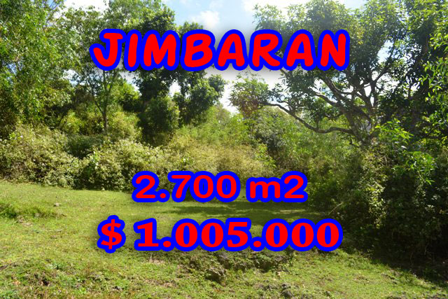Land in Bali for sale, Incredible Property in Jimbaran Bali – 2.700 m2 @ $ 372